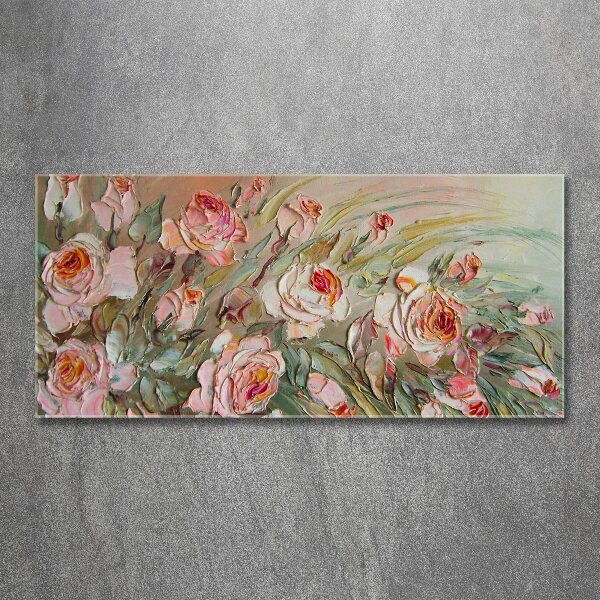 Acrylbild Fotodruck Rosen