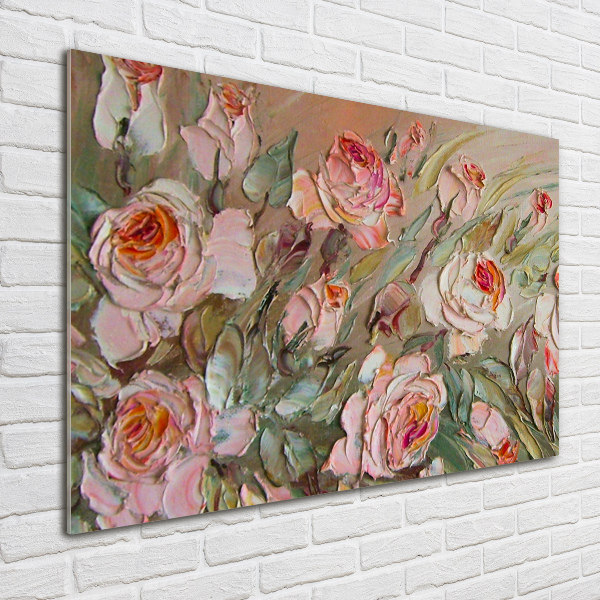 Acrylbild Fotodruck Rosen