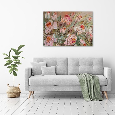 Acrylbild Fotodruck Rosen