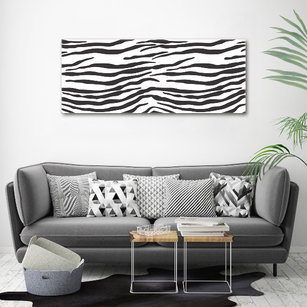 Bild auf Acrylglas Zebra-Hintergrund