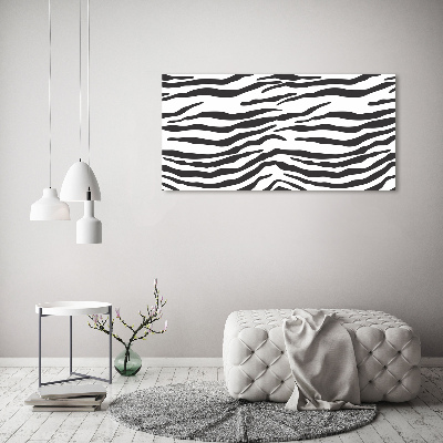 Bild auf Acrylglas Zebra-Hintergrund