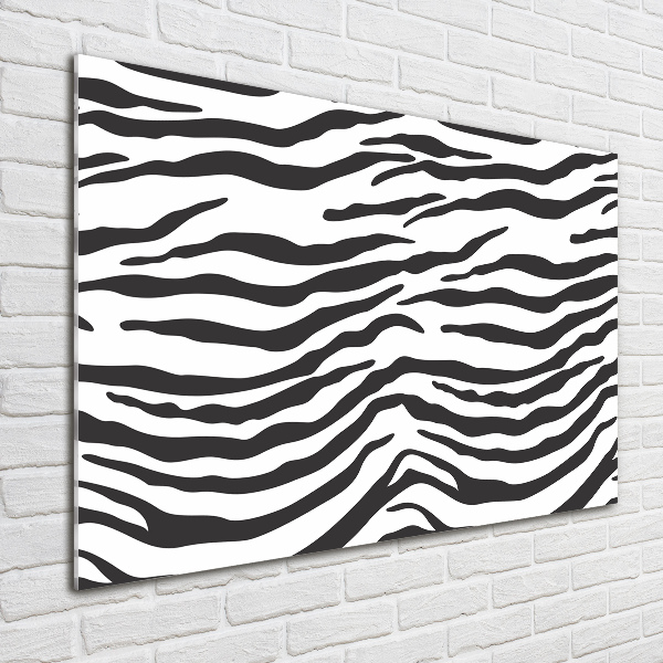 Bild auf Acrylglas Zebra-Hintergrund