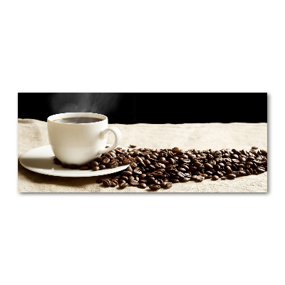 Acrylbild Fotodruck Aromatischer Kaffee