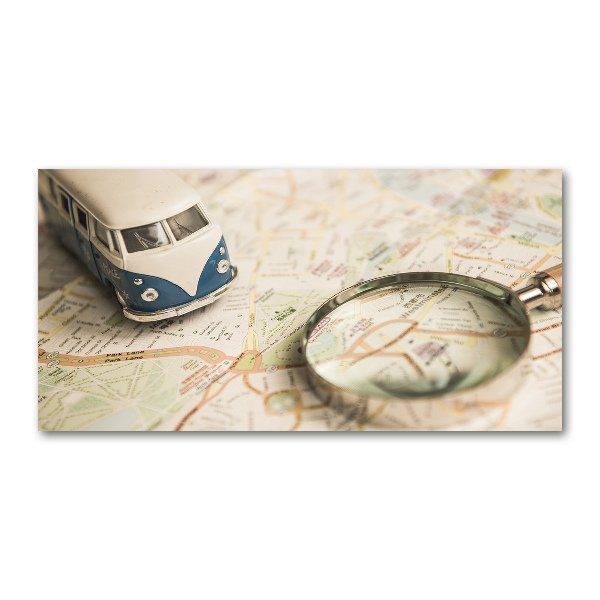 Acrylglas-Druck Symbolik des Reisens
