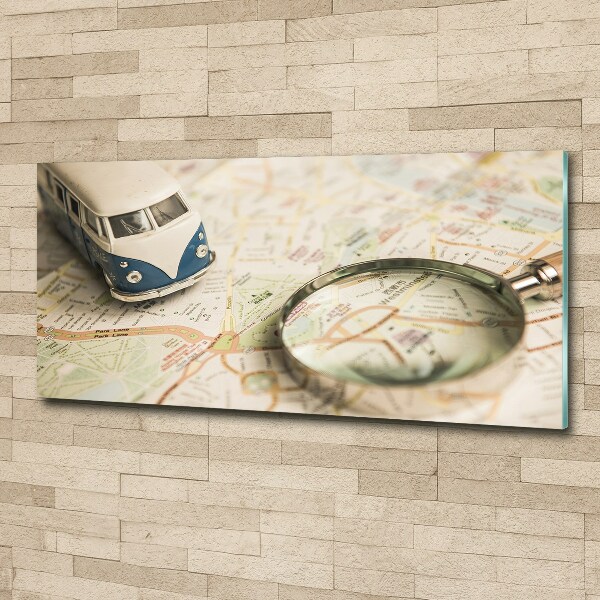 Acrylglas-Druck Symbolik des Reisens