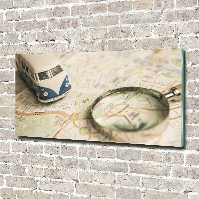 Acrylglas-Druck Symbolik des Reisens