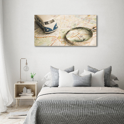 Acrylglas-Druck Symbolik des Reisens