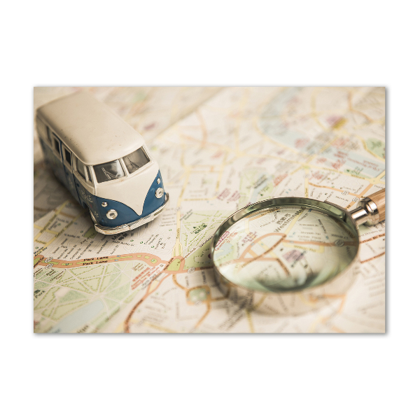 Acrylglas-Druck Symbolik des Reisens
