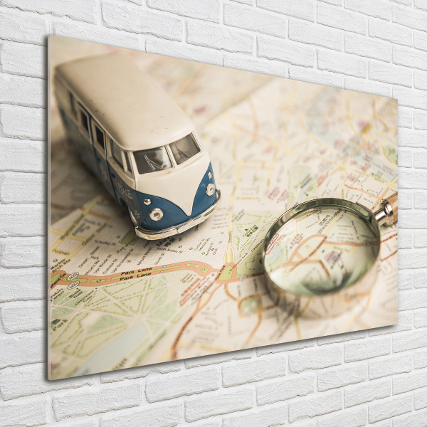 Acrylglas-Druck Symbolik des Reisens