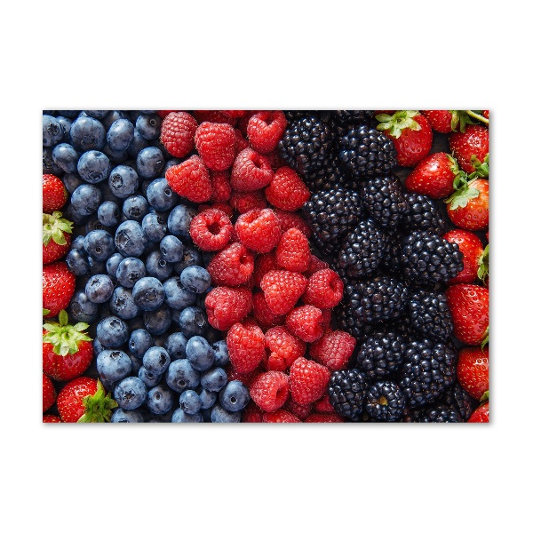Acrylglas-Druck Waldfrüchte