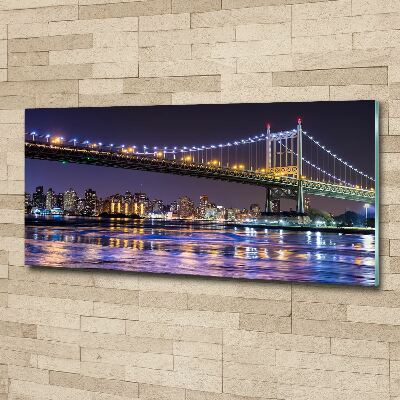 Acrylglas-Druck New Yorker Brücke