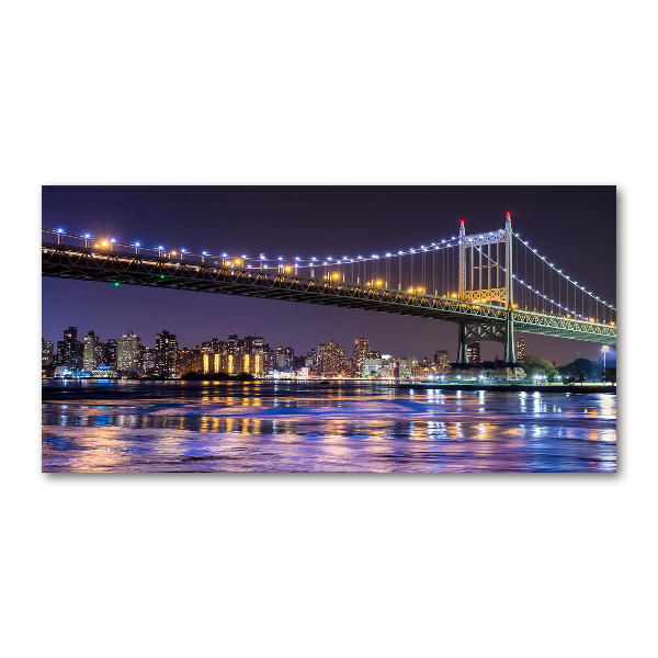Acrylglas-Druck New Yorker Brücke