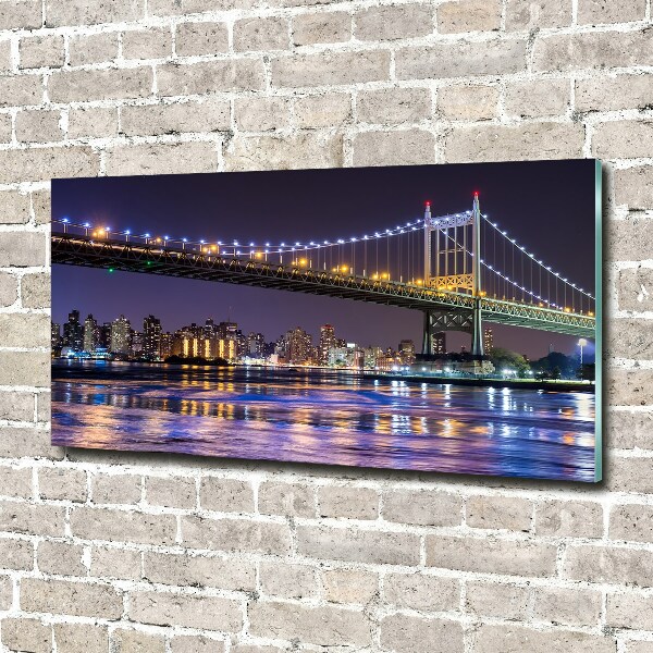 Acrylglas-Druck New Yorker Brücke