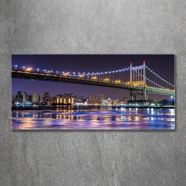 Acrylglas-Druck New Yorker Brücke