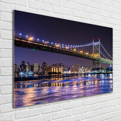 Acrylglas-Druck New Yorker Brücke