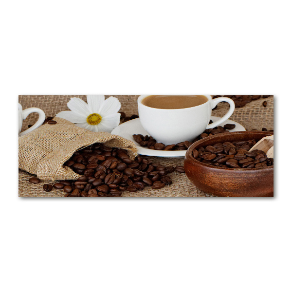 Foto auf Acryl Kaffee mit Milch