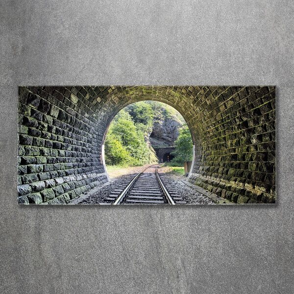 Bild auf Acrylglas Eisenbahntunnel