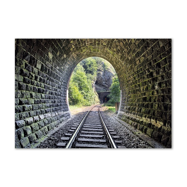 Bild auf Acrylglas Eisenbahntunnel