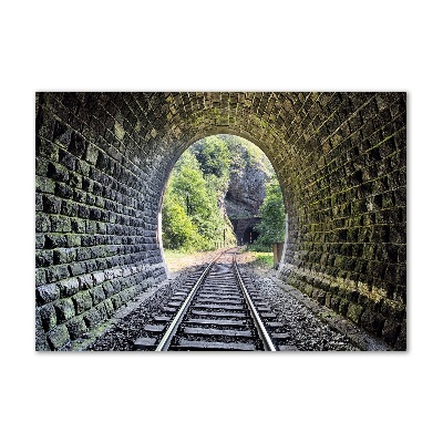 Bild auf Acrylglas Eisenbahntunnel