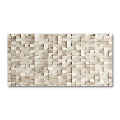 Acrylglas-Druck Holzwürfel