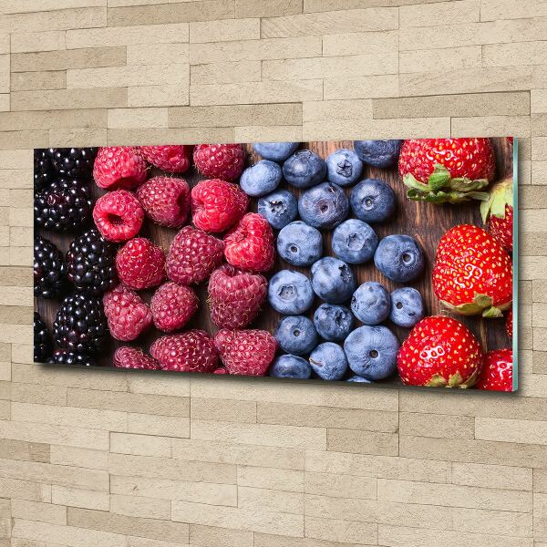 Acrylbild Fotodruck Waldfrüchte