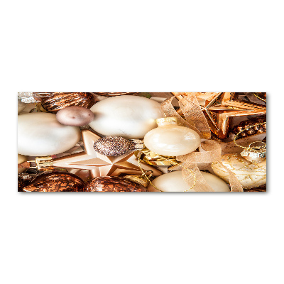 Acrylglas-Druck Weihnachtskugeln