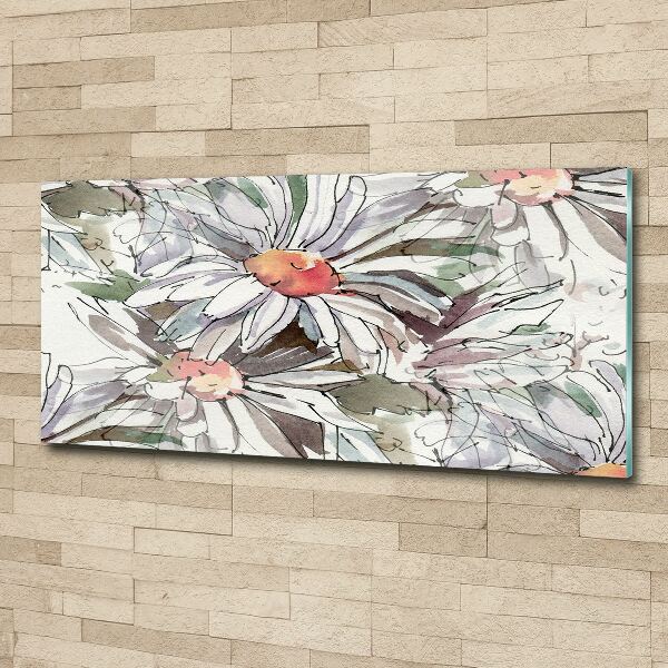 Acrylbild Fotodruck Kamille