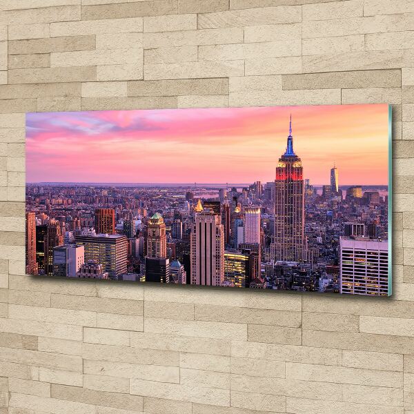 Acrylbild Fotodruck New York West