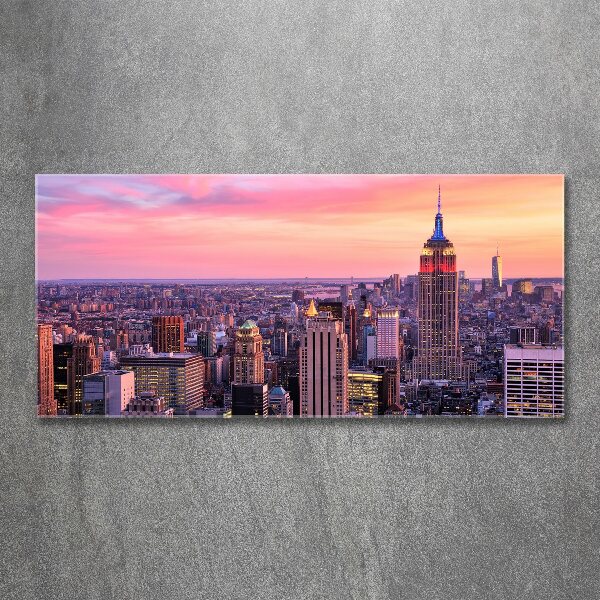Acrylbild Fotodruck New York West