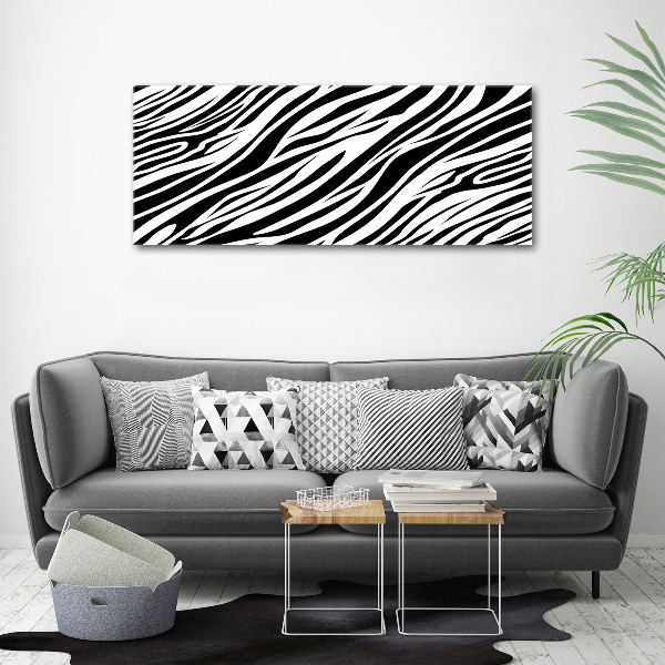 Bild auf Acrylglas Zebra-Hintergrund