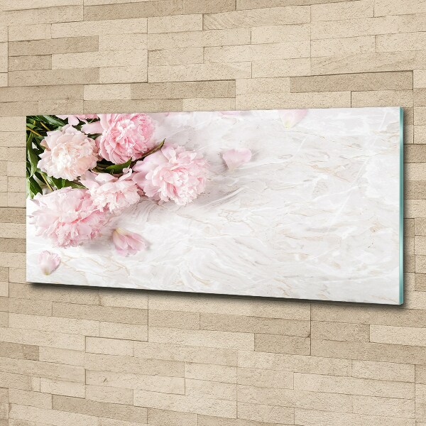 Foto auf Acryl Pfingstrosen