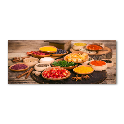 Foto auf Acryl Gewürze und Kräuter