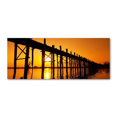 Acrylglas-Druck Sunset Bridge