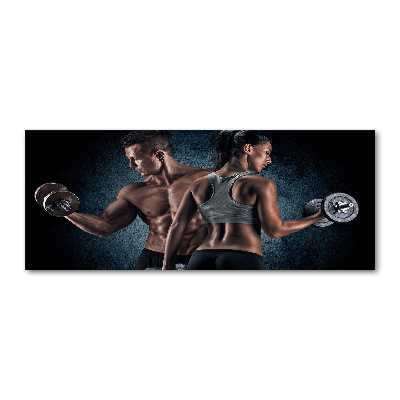 Foto auf Acryl Muskelaufbau
