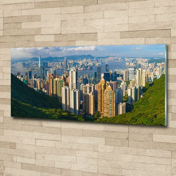 Bild auf Acrylglas Hongkong-Panorama
