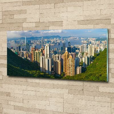 Bild auf Acrylglas Hongkong-Panorama