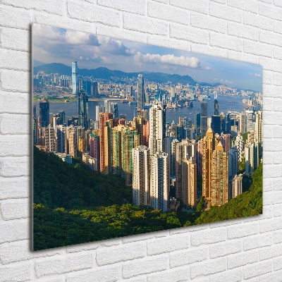 Bild auf Acrylglas Hongkong-Panorama