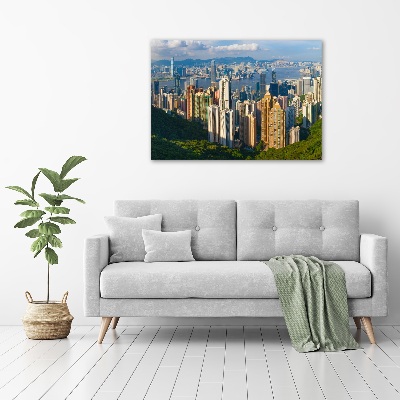 Bild auf Acrylglas Hongkong-Panorama