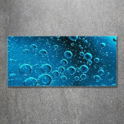Bild auf Acrylglas Blasen unter Wasser