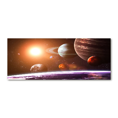 Bild auf Acrylglas Sonnensystem