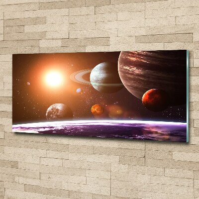 Bild auf Acrylglas Sonnensystem