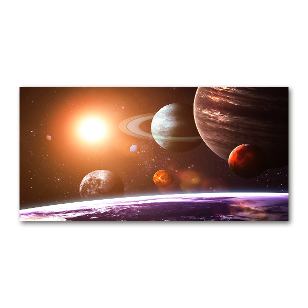 Bild auf Acrylglas Sonnensystem