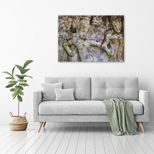 Bild auf Acrylglas Steinskulptur