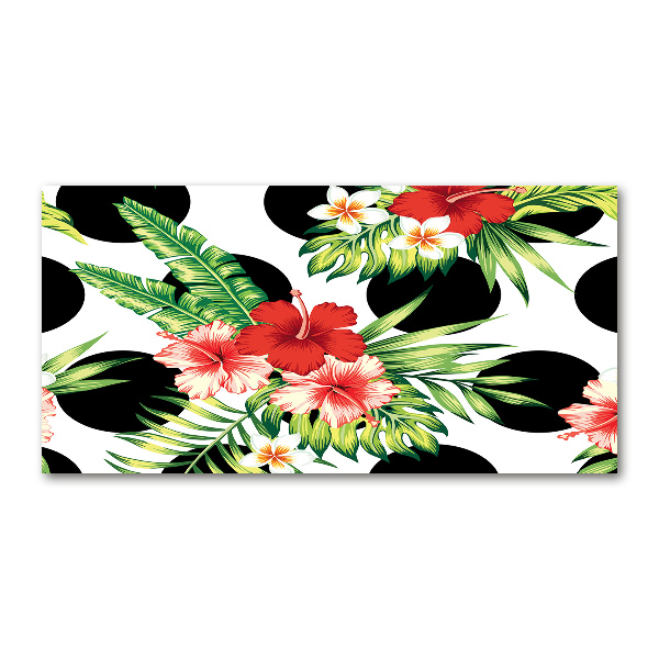 Acrylglas-Druck Hawaiianische Blumen