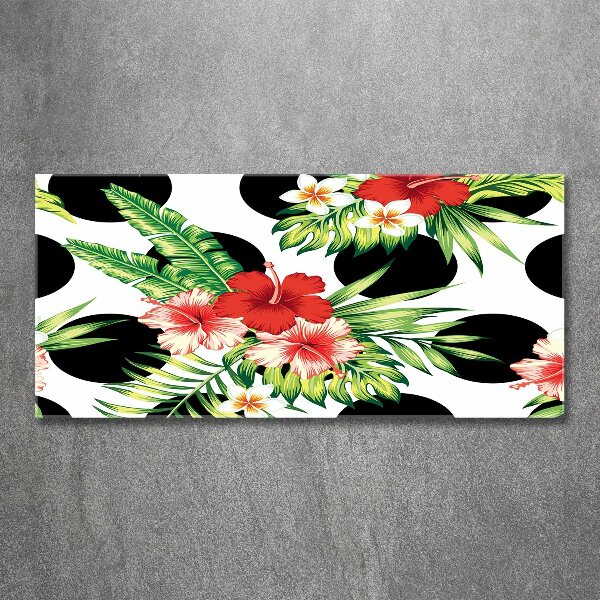 Acrylglas-Druck Hawaiianische Blumen