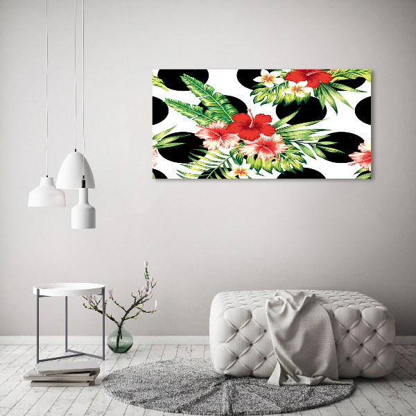 Acrylglas-Druck Hawaiianische Blumen