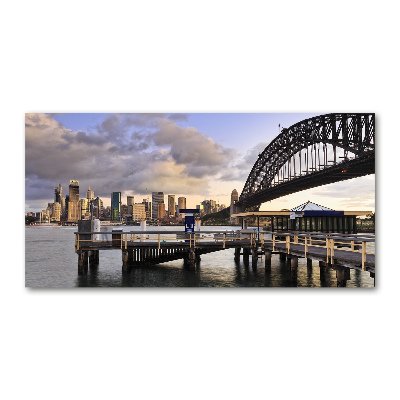 Acrylbild Fotodruck Sydney-Brücke