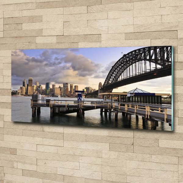Acrylbild Fotodruck Sydney-Brücke