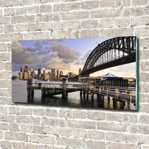 Acrylbild Fotodruck Sydney-Brücke