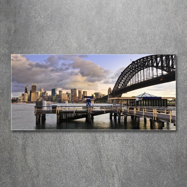 Acrylbild Fotodruck Sydney-Brücke
